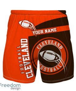 Cleveland Football Team Hawaiian Shirt And Shorts 3D Printed Team Gift Product Photo 2