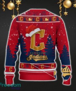 Cleveland Indians Car For Fans 3D Sweater Ugly Christmas Santa Hat Tree Gift For Men Women - Cleveland Indians Ugly Christmas Sweater_3