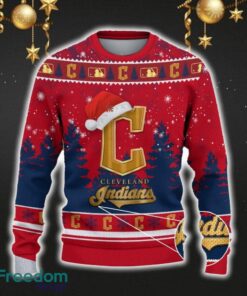 Cleveland Indians Car For Fans 3D Sweater Ugly Christmas Santa Hat Tree Gift For Men Women Cleveland Indians Car For Fans 3D Sweater Ugly Christmas Santa Hat Tree Gift For Men Women