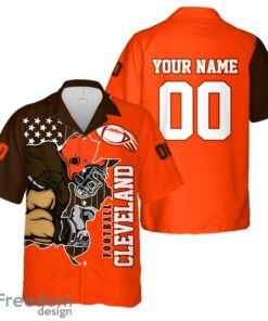 Cleveland personalized name and number Hawaiian Shirt And Shorts Team Beach Shirt Product Photo 2