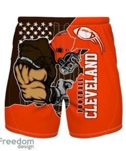 Cleveland personalized name and number Hawaiian Shirt And Shorts Team Beach Shirt