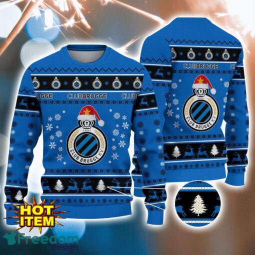 Club Brugge KV 3D Ugly Christmas Sweater All Over Printed Sweater Christmas Gift Product Photo 1