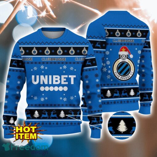 Club Brugge KV 3D Ugly Christmas Sweater For Men And Women Sport Fans Product Photo 1