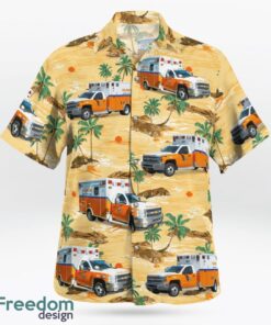 Colonie, Albany County, New York, Colonie EMS Hawaiian Shirt Product Photo 3