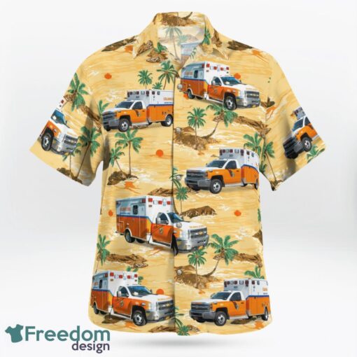 Colonie, Albany County, New York, Colonie EMS Hawaiian Shirt Product Photo 3