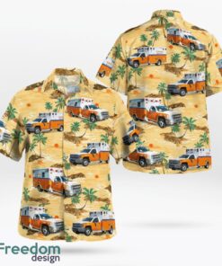 Colonie, Albany County, New York, Colonie EMS Hawaiian Shirt Product Photo 1