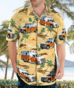 Colonie, Albany County, New York, Colonie EMS Hawaiian Shirt Product Photo 4