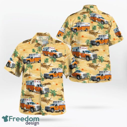 Colonie, Albany County, New York, Colonie EMS Hawaiian Shirt Product Photo 1