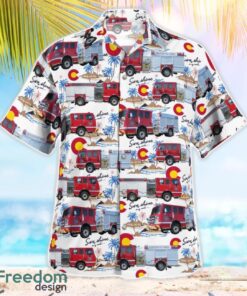 Colorado Manitou Springs Fire Department Beach Shirt For Team Product Photo 2