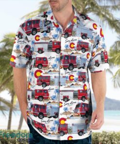 Colorado Manitou Springs Fire Department Beach Shirt For Team Product Photo 3