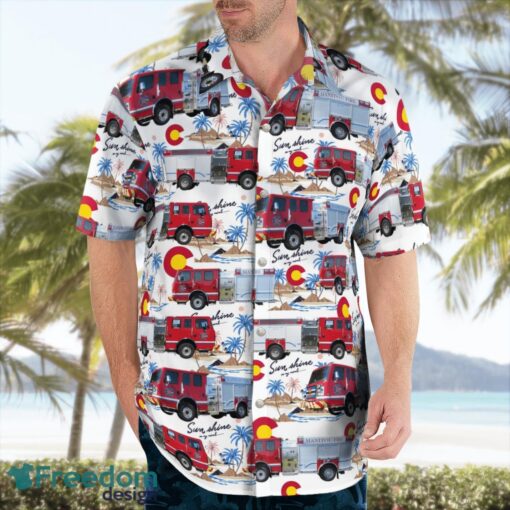 Colorado Manitou Springs Fire Department Beach Shirt For Team Product Photo 3