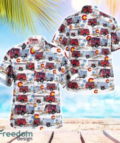 Colorado Manitou Springs Fire Department Beach Shirt For Team Product Photo 1