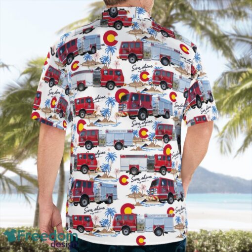 Colorado Manitou Springs Fire Department Beach Shirt For Team Product Photo 4