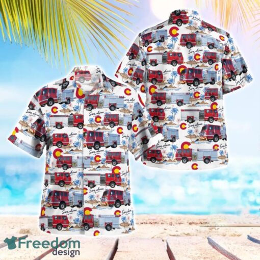 Colorado Manitou Springs Fire Department Beach Shirt For Team Product Photo 1