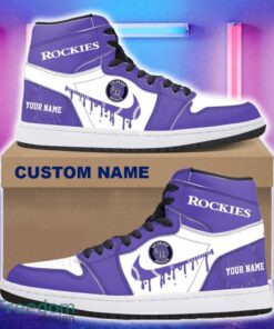 Colorado Rockies AJ1 Hightop Shoes New For Men Women Gift Air Jordan Hightop Sneaker Custom Name
