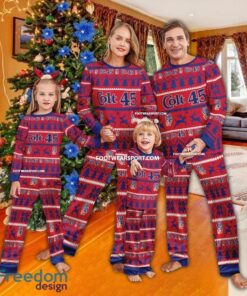 Colt 45 Beer Logo Pattern Ugly Christmas Pajamas Set Gift Family