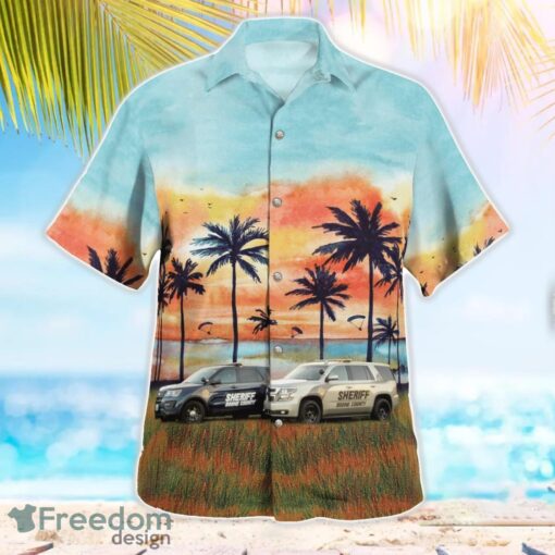 Columbia, Missouri, Boone County Sheriff Office Aloha Hawaiian Shirt Beach Gift Shirt Product Photo 3