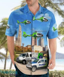 Columbus, Ohio, MedFlight Hawaiian Shirt Product Photo 4