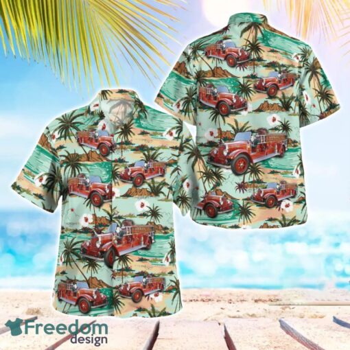 Connecticut Weston Volunteer Fire Department Old Mack Hawaiian Shirt Beach Shirt Summer Holiday Gift Product Photo 1