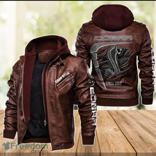 Corba 2D Leather Jacket For Men Custom Name Special Gift Ideas Product Photo 2