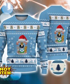 Coventry City F.C 3D Ugly Christmas  Sweater All Over Printed Sweater Christmas Gift