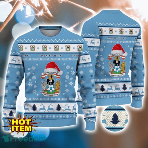 Coventry City F.C 3D Ugly Christmas Sweater All Over Printed Sweater Christmas Gift Product Photo 1