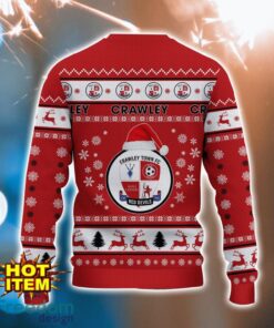 Crawley Town 3D Ugly Christmas Sweater For Men And Women Sport Fans Product Photo 3