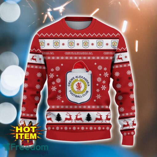 Crewe Alexandra 3D Ugly Christmas Sweater For Men And Women Sport Fans Product Photo 2