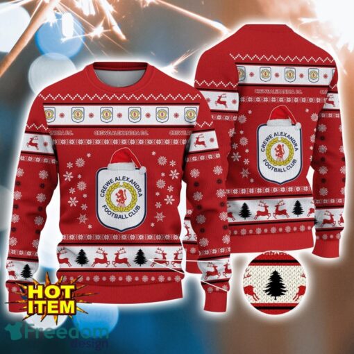 Crewe Alexandra 3D Ugly Christmas Sweater For Men And Women Sport Fans Product Photo 1