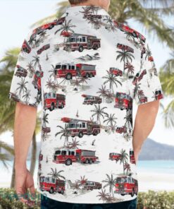 Croton Falls, Westchester County, New York, Croton Falls Fire Department Hawaiian Shirt Product Photo 2