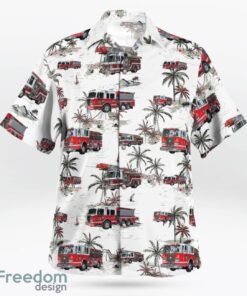 Croton Falls, Westchester County, New York, Croton Falls Fire Department Hawaiian Shirt Product Photo 3