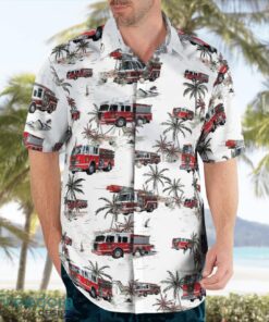 Croton Falls, Westchester County, New York, Croton Falls Fire Department Hawaiian Shirt Product Photo 4