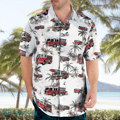 Croton Falls, Westchester County, New York, Croton Falls Fire Department Hawaiian Shirt Product Photo 4