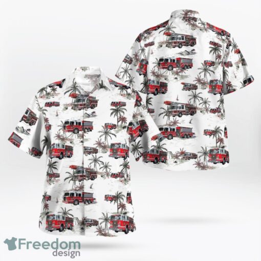 Croton Falls, Westchester County, New York, Croton Falls Fire Department Hawaiian Shirt Product Photo 1