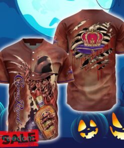 Crown Royal Halloween Freddy Krueger Baseball Jersey Shirt New All Over Print Crown Royal Halloween Freddy Krueger Baseball Jersey Shirt New All Over Print
