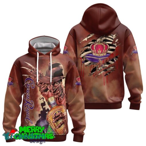 Crown Royal Halloween Freddy Krueger Hoodie Zip Hoodie For Men Women Gift Halloween - Crown Royal Halloween Freddy Krueger Hoodie & Zip Hoodie_2