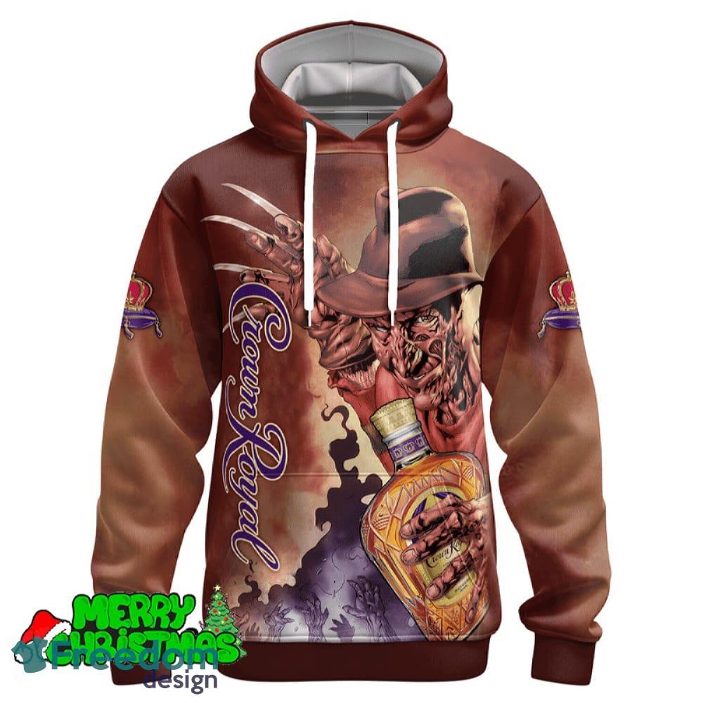 Crown Royal Halloween Freddy Krueger Hoodie Zip Hoodie For Men Women Gift Halloween - Crown Royal Halloween Freddy Krueger Hoodie & Zip Hoodie_1