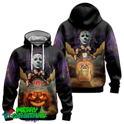 Crown Royal Halloween Michael Myers Hoodie Zip Hoodie For Men Women Gift Halloween - Crown Royal Halloween Michael Myers Hoodie & Zip Hoodie_2