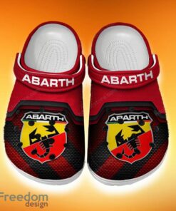 Custom Name Abarth Clog Shoes Red Summer Gift For Men Women Fans All OVer Print
