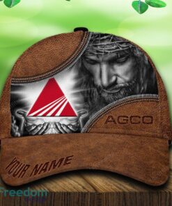 Custom Name AGCO Allis Car All Over Print Jesus Brown 3D Cap And Hat For Fans Gift