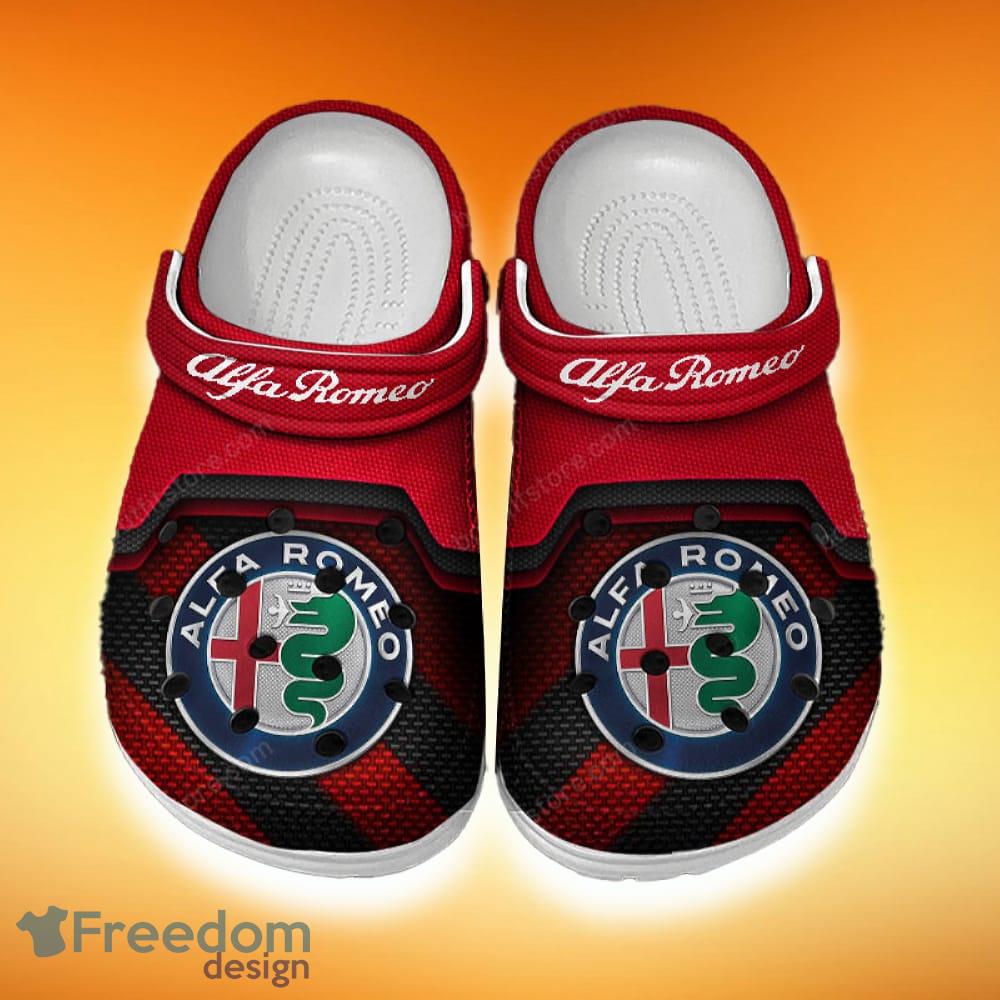 Custom Name Alfa Romeo Clog Shoes Red Summer Gift For Men Women Fans All OVer Print image Custom Name Alfa Romeo Clog Shoes Red Summer Gift For Men Women Fans All OVer Print - Custom Name Alfa Romeo Clog Shoes Red Summer Gift For Men Women Fans All OVer Print