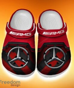 Custom Name AMG Clog Shoes Red Summer Gift For Men Women Fans All OVer Print