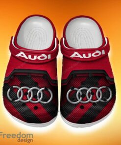 Custom Name Audi Clog Shoes Red Summer Gift For Men Women Fans All OVer Print
