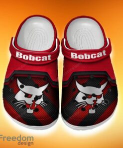 Custom Name Bobcat Clog Shoes Red Summer Gift For Men Women Fans All OVer Print