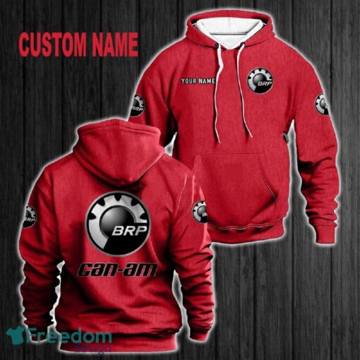 Custom Name BRP Can_am 3D Hoodie Red All OVer Print For Men Gift Christmas 2024 - Custom Name BRP Can_am 3D Hoodie Red All OVer Print For Men Gift Christmas 2024