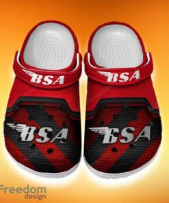 Custom Name BSA Clog Shoes Red Summer Gift For Men Women Fans All OVer Print