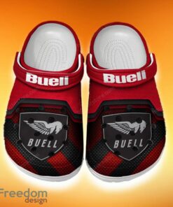 Custom Name Buell Clog Shoes Red Summer Gift For Men Women Fans All OVer Print