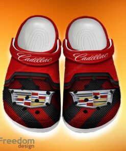 Custom Name Cadillac Clog Shoes Red Summer Gift For Men Women Fans All OVer Print