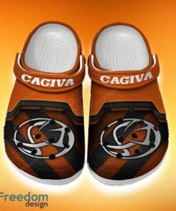 Custom Name Cagiva Clog Shoes Orange Summer Gift For Men Women Fans All OVer Print