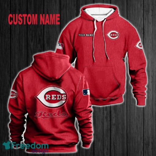 Custom Name Cincinnati Reds 3D Hoodie Red All OVer Print For Men Women Gift Christmas 2024 - Custom Name Cincinnati Reds 3D Hoodie Red All OVer Print For Men Gift Christmas 2024